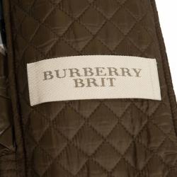 مملوكة مسبقًا Burberry Brit Oakcliffe Quilted Jacket XL