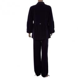 Pre Owned Burberry Prune Tracksuit L