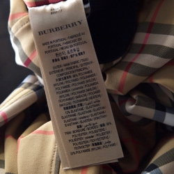Pre Owned Burberry London Antique Yellow Novacheck Print Belvoir Leggings XS