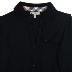 Pre Owned Burberry Brit Long Sleeve Dress XS