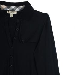 Pre Owned Burberry Brit Long Sleeve Dress XS