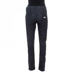 Pre Owned Burberry Dark Blue Denim Slim Fit Jeans M