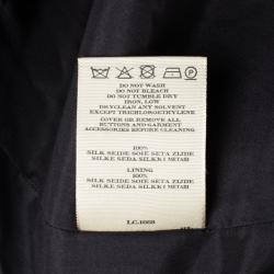 مملوكة مسبقًا Burberry Pure Silk Cap Sleeve Dress M