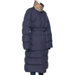 Pre Owned Burberry Navy Blue Goose Down Bridgnorth Quilted Coat XL