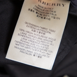 مملوكة مسبقًا Burberry Black Wool Tailored Pants L