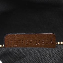 Pre Owned Burberry Brown House Check Canvas Medium Bridle Gosford Hobo