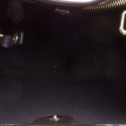 Pre Owned Burberry Choco Haymarket Check PVC Small Canterbury Tote