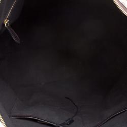 Pre Owned Burberry Brown Haymarket Check PVC Medium Salisbury Tote