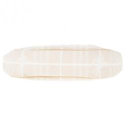 Pre Owned Burberry Pink Canvas Haymarket Check Shoulder Bag