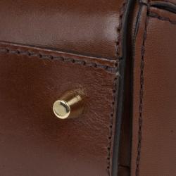 مملوكة مسبقًا Burberry House Check Canvas and Leather Small Gladstone Tote