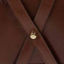 مملوكة مسبقًا Burberry House Check Canvas and Leather Small Gladstone Tote