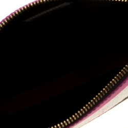 Pre Owned Burberry Multicolor Canvas Medium Duncan Zip Pouch