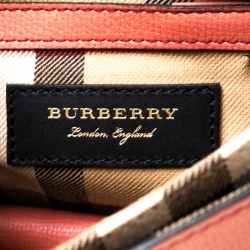 مملوكة مسبقًا Burberry Cinnamon Red Leather Small Macken Crossbody Bag