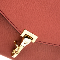 مملوكة مسبقًا Burberry Cinnamon Red Leather Small Macken Crossbody Bag
