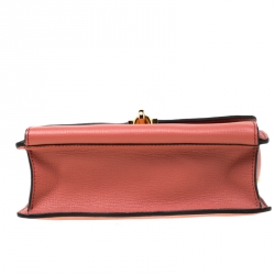 مملوكة مسبقًا Burberry Cinnamon Red Leather Small Macken Crossbody Bag