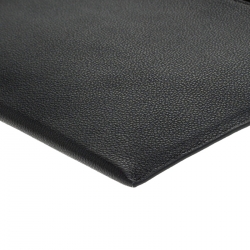 Pre Owned Burberry Black Leather Wristlet Pouch