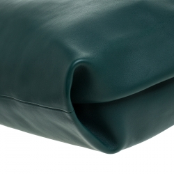 مملوكة مسبقًا Burberry Green Leather Chain Hobo