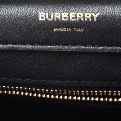 مملوكة مسبقًا Burberry Black Quilted Leather Medium Lola Shoulder Bag