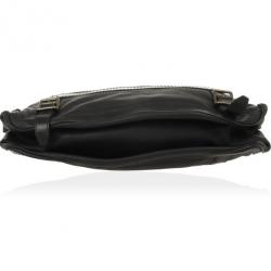 Burberry Black Leather Pasmore Crossbody Bag