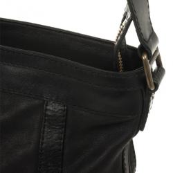 Burberry Black Leather Pasmore Crossbody Bag