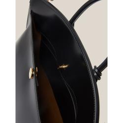 Pre Owned Burberry Black Society Top-Handle Leather Tote