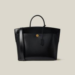 Burberry Large SOCIETY TOTE BLACK TRIM BURGUNDY Bag Handbag Italy NEW– Bag  Lady Shop