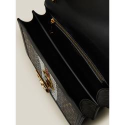 مملوكة مسبقًا حقيبة كروس بربري شعار الماركة TB كانفاس و جلد بني 