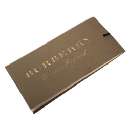 Pre Owned Burberry Black Leather Slim Belt Bag