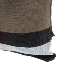مملوكة مسبقًا Burberry House Check Canvas Little Drawstring Duffel Bag