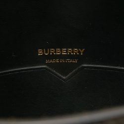 Burberry Brown Vintage Check Canvas and Leather Society Top Handle Bag