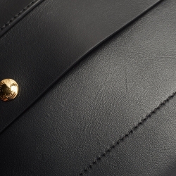 Pre Owned Burberry Black Leather Belt Bag