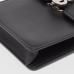 Pre Owned حقيبة كروس بربري روبن جلد أسود