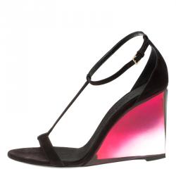 مملوكة مسبقًا صندل بربري برورسوم ليبيرن لوسيت بنعل روكي سويدي بنفسجي مقاس 37.5