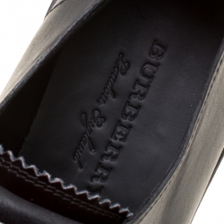 Burberry Two Tone Brogue Leather Bissett Fringe Detail Lace Up Platform Derby Size 41