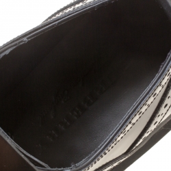 Burberry Black Brogue Leather Chelsam Lace Up Platform Oxfords Size 40