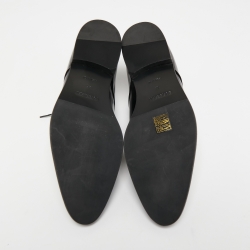 Burberry Black Leather Lace Up Derby Size 39