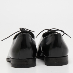 Burberry Black Leather Lace Up Derby Size 39