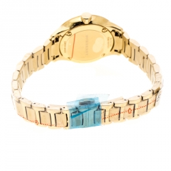 Pre Owned Burberry Gold Plated Stainless Steel Classic BU10109 Women's Wristwatch 32 mm