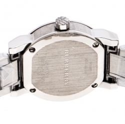 Pre Owned Burberry Silver Stainless Steel BU9229 Women's Wristwatch 26MM
