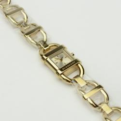 Pre Owned Burberry Gold Plated Stainless Steel Womens Wristwatch 17 MM