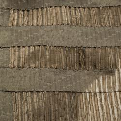 Pre Owned Burberry Beige Patterned Woven Scarf