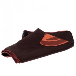 Pre Owned Burberry London Multicolor Floral Printed Silk Square Scarf