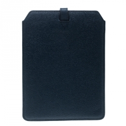 Pre Owned Burberry Blue Leather IPad Mini Case