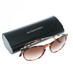 Burberry Havana/Brown Gradient B2450-Q Round Wayfarer Sunglasses