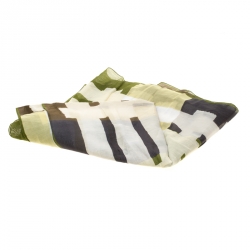 مملوكة مسبقًا وشاح بربري قطن كاروهات تجريدي متعدد الألوان