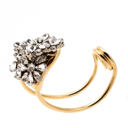 مملوكة مسبقًا سوار بربري ديزي كريستال ذهبي اللون مفتوح