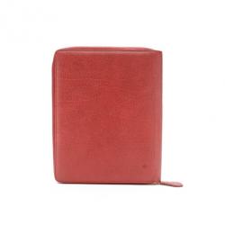 Pre Owned Burberry London Red Leather iPad Case