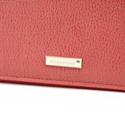 Pre Owned Burberry London Red Leather iPad Case