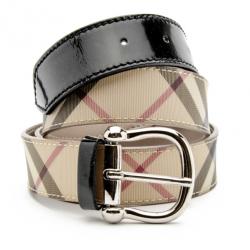 مملوكة مسبقًا Burberry Novacheck Belt 100 CM