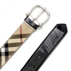 مملوكة مسبقًا Burberry Novacheck Belt 100 CM